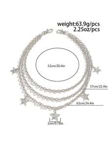 1pc Fashionable Punk Style Multi-Layer Pant Chain, Versatile Accessory Suitable For Men's Daily Wear, Creative Boyfriend Birthday Gift