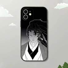 Funda de teléfono D-DemonS S-Slayer Yoriichi Tsugikuni compatible con  15, 14, 13, 12 Mini 11 Pro XR, X, XS, MAX 7, 8 Plus, funda de silicona suave negra, compatible con funda de  17, funda de  17 Pro, funda de  17 Pro Max - z2 - Ver 4