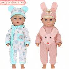 18 Inch Realistic Plush Rabbit /Blue Elephant Pajama Doll Clothes, Soft Lifelike Changeable Outfit Toy, Suitable For Girls Role Play And Christmas Gift (Doll Not Included) - Multicolor - View 6