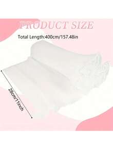 2张，167.48英寸白色珍珠花朵包装纸，仿珍珠装饰，白色花束装饰礼品包装纸，花束包装纸，DIY花束，情人节礼物装饰的理想之选 - 彩色 - 查看 6