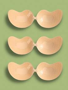 Bộ 1/2/4/6 miếng mút độn ngực silicon không dây, áo ngực hở lưng vô hình, miếng dán ngực thoáng khí, phù hợp với váy cổ chữ V sâu, trang phục hở lưng, thiết kế dây áo vô hình, kiểu dáng tự dính, thích hợp cho váy cưới/váy dạ hội, váy trễ vai, váy hở lưng, váy hai dây, váy bó sát, áo xuyên thấu, trang phục hai dây, tiệc cưới, du lịch. - Nhiều màu - Xem 26