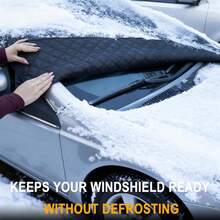 YITUMU Magnetic All-Season Car Windshield Cover – Waterproof & Windproof Frost Protector And Sunshade, Thick Oxford Fabric, Universal Fit For Cars, SUVs & Trucks