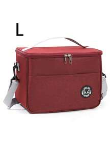 New Portable Lunch Bag Food Thermal Box Waterproof Office Cooler Lunchbox With Shoulder Strap Insulated Case,Large-Capacity Travel Hand-Held Shoulder Strap Insulated Bag, Lunch Box Bag, Student Thickened Waterproof Lunch Bag, Fresh-Keeping Aluminum Foil Picnic Bag