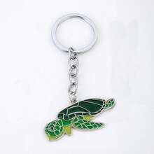 1pc Cute LovelyPenguins Turtles Keychains Whale Cute Ocean Animals Key Rings For Women Girls Friendship Gift Handmade DIY Jewelry - Multicolor - View 13