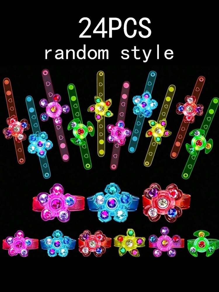 10 أساور مضيئة بالليد، هدايا لحفلات أعياد الميلاد، إمدادات حفلات مضيئة في الظلام، جوائز للفصول الدراسية، ديكورات أساور وامضة، أساور بأضواء ليد دوارة، ألعاب أساور لامعة، إمدادات حفلات مضيئة، هدايا أعياد الميلاد، مناسبة لحفلات أعياد الميلاد، الولائم، الهدايا، الديكورات، رأس السنة، مهرجانات عيد الفصح، حشوات البينياتا، عيد الأم، حفلات التخرج وغيرها - متعدد الألوان - مشاهدة 8