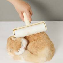 1 Set Of Large Multifunctional Plastic Pet Hair Remover Set, 16cm Long With 55 Tear Design And Strong Dust Removal Roll Paper, Suitable For Cleaning Sofas, Beds, Carpets, Clothing, And Pet Hair - Multicolor - View 5