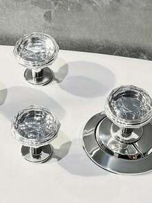 1个卡通花卉造型马桶冲水把手，花朵造型马桶冲水按钮，马桶水箱按钮，花朵造型马桶搋子，马桶冲水按钮按压工具，创意花朵抽屉柜拉手 - 轻松按压，时尚浴室配件，增添优雅氛围，适合长指甲设计