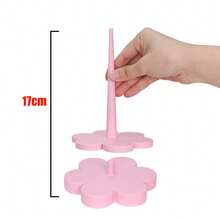 Dual Yarn Spinners Knitting Rotary Plastic Tools, Detachable Yarn Holders, Double Vertical Spinning Stand, Textile Wool Agri Flower Knitting Rotary Hand Knitting Tool 3D Printed