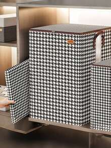 Caja de almacenamiento de ropa plegable con asas, de gran capacidad, armario transpirable, caja de almacenamiento de ropa con asa y cremallera, bolsa de almacenamiento portátil reforzada para mantas, ropa de cama, organizador de armario ahorra espacio, para dormitorio, hogar, dormitorio, edredón y también cesta de ropa sucia y limpia, juguetes