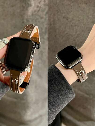 1 Pulseira Magnética Retrô Para Relógio, Compatível Com 38/40/41/42/44/45/46/49 Mm Ultra/Ultra2/Se/Se2/11/10/9/8/7/6/5/4/3/2/1, Compatível Com Apple Watch, Como Presente Para Alunos Que Retornam À Escola