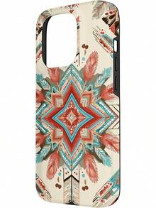 Vintage  Pattern Western Case For IPhone 17 Pro Max - IPhone 15 Pro - View 2