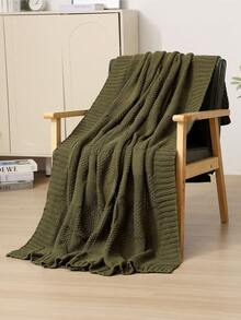 1pc Nordic Style Grid Pattern Throw Blanket - Vibrant Orange Versatile Blanket For All Seasons, Suitable For Office, Sofa And Camping - Machine Washable Cozy Home Decor, Nordic Design, Warm Texture - Multicolor - View 10