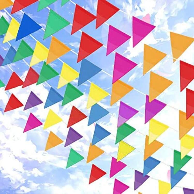 Festival Decor - Redpinkyellowgreenblue - View 2