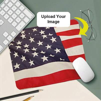 1pc Custom Mouse Pad With Photos, Personalized Mouse Pad, Office Supplies And Gaming Computer Accessories, Gaming Mouse Pad Desktop Decoration, Custom Photo Mouse Pad, Print Anime, Games For Mother's Day, For Birthdays, For Father's Day, For Graduation, For Weddings, For Housewarming, Slow Summer Living Home Decor Back To School Room Decor School Supplies,Customized Crafts,Chic Autumn