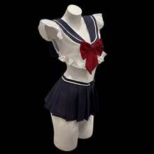 Sexy School Style Ultra-Skirt Uniform, JK Sleepwear, Hot Girl Sailor Suit Set