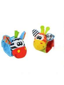 4 Stücke Baby Rassel Spielsachen, Rassel Set, Baby sensorische Spielsachen, Fuß-Finder Socken Armband Rassel, Weihnachts-, Oster- oder Geschenke zur Geburt, Baby Armband Rasseln, Neugeborene > Spielsachen, Baby Socken Spielsachen