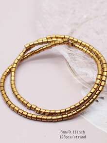 AAA+ 1strand Retention Color Various Shapes Gold Color Hematite Natural Stone Loose Spacer Beads For Jewelry Making Diy Bracelets - Golden Hematite - View 25