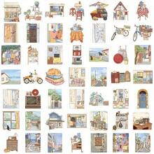 50张透明卡通涂鸦贴纸，DIY适用于盒子、杯子、笔记本、头盔 - 彩色 - 查看 4