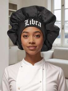 1 pieza Gorro de mujer con estampado de seda satinada suave, gorro de dormir casual y cómodo tipo turbante