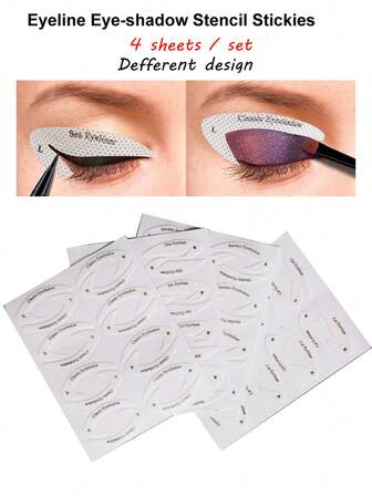 1 Sets Eye Makeup Stencil Eyeliner Shape Mould Patch Eyeshadow Eye Makeup Template Tool,Cheap,Stocking Stuffers,Makeup,Makeup Tools,Cheap Stuff,Gifts,Gifts For Women,Christmas Gifts