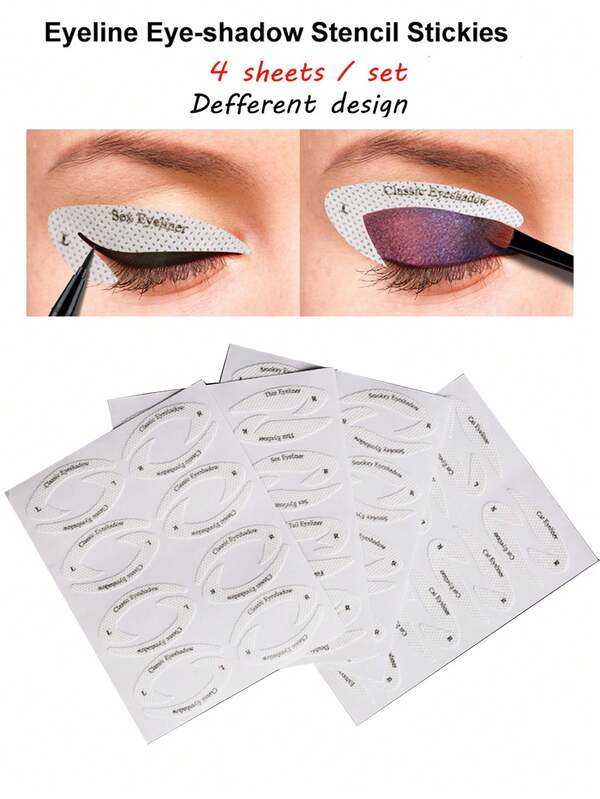 1 Set Sagome per Trucco Occhi, Strumento Modello per Eyeliner, Ombretto e Trucco Occhi
