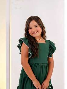 Vestido Infantil Menina Festa Natal Batizado Formatura Casamento