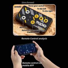 Mini 6Wheel RC Car, 1:64 Scale Model Mini RC Off-Road Truck With Trailer, Pickup Truck, Kids' Toy Car, 2.4GHz RC & App Compatible, Rechargeable Alloy Chassis Mini RC Car With Lights, Adjustable Speed/Steering, Toy Car For Boys And Girls, Stocking Stuffer Gift,Birthday Gift - Multicolor - View 8