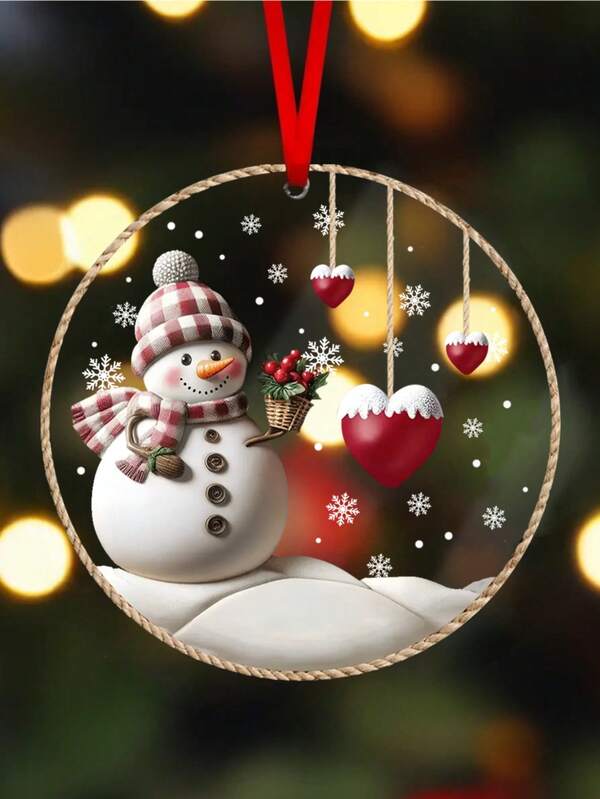 Personalisierte Weihnachts-Schneemann-Ornamente, personalisierte Acryl-Ornamente, Weihnachtsgeschenke. Personalisierte Weihnachts-Schneemann-Ornamente - Benutzerdefinierten Nachnamen-Ornamente, Urlaubsgeschenke für Großeltern. Weihnachtsdekoration für Zuhause, personalisierte Kindernamens-Ornamente, Schneemann-Ornamente, Weihnachts-Erinnerungsstücke für die Familie, Weihnachtsgeschenke für Oma und Mama.