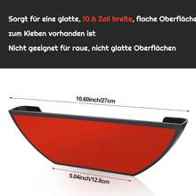 Lvefyti Wall Mounted Pot Lid Holder, Plastic Pot Lid Rack Fits 15-32cm Lids, Self-Adhesive Lid Organizer, Suitable For Cabinet/Wall Installation, Space-Saving Solution, Minimalist Storage Box, Durable Plastic, Easy Installation, Storage Solution, Apartment Living - Multicolor - View 7