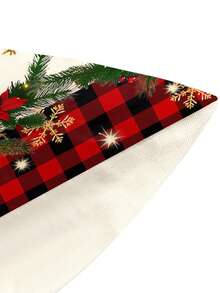 1pc Christmas Nutcracker Table Runner, Christmas Decor Table Runner, Christmas Linen-Like Table Runner, Table Runner, Table Runner, 1pc Table Runner, 4pcs Placemats, 1pc Cushion Cover, 3 Products Available, Seasonal Home Decor Indoor/Outdoor Party Supplies, Winter Home Decor, Christmas Decoration, Christmas Room Decor, Christmas Party Decoration - Multicolor - View 6