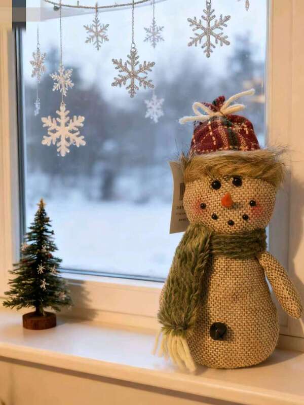 Modelo de Papá Noel de piernas largas Modelo de decoración navideña Adornos Decoración del árbol de Navidad Muñeco de nieve navideño 20cm 20*10*5