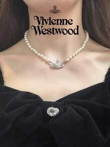 Vivienne Westwood Mini Bas Relief Pearl Choker