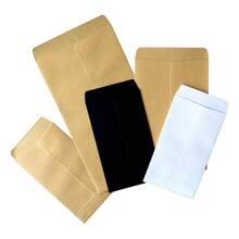 50 Bolsas de papel kraft mini sobre tarjetas de invitación de boda, tarjetas de saludo y bolsas de regalo, Navidad - Multicolor - Ver 4