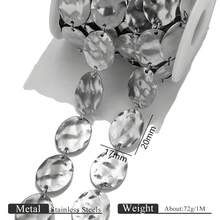 1m Stainless Steel 18K Gold-Plated Flower And Heart Multi-Element Handmade Chain Chains DIY Charm Jewellery Making Chain Stainless Steel Chain Woman's Stainless Steel Jewellery Making Accessories Stainless Steel Ladies' Jewellery Accessories Accessories Suitable For Ladies' Daily Wear - Chain - View 24