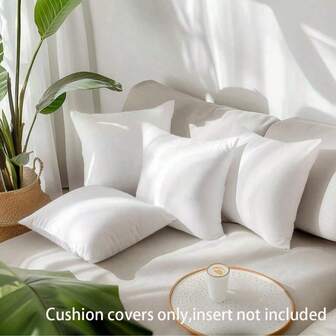 MEMNUN 1pc/2pcs/4pcs Cushion Covers Only - Insert Not Included, Modern Minimalist Solid Color Decorative Throw Pillow Cases [Pillow Insert Not Included], 11.81*19.68in(30*50cm)/17.7*17.7in(45*45cm)/19.68*19.68in(50*50cm), Blank Theme Peach Velvet Pillow Covers, Room Decor, Home Decor, Bedroom Decor, Room Decoration Stuff For Sofa, Bed, Living Room, Bedroom, Car, Office, Hotel, All Seasons, Perfect Gift For Family And Friends