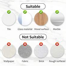 Soporte para Fregona y Escoba, Organizador De Escobas Con 3 Posiciones, Soporte Escobas Autoadhesivo de Pared Para Garaje, Cocina, Baño (Gris Translúcido) - color transparente - Ver 4