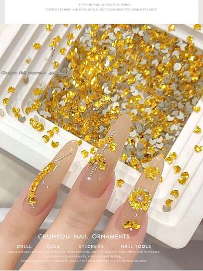 50 قطعة من الزركونيا الشفافة الصغيرة لتزيين الأظافر - لامعة للغاية، حجر الراين ذو القاع المدبب للزينة اليدوية والقدم