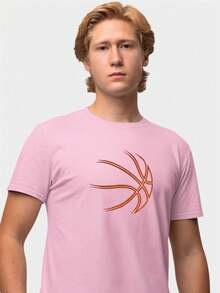 Men T-Shirts - Baby Pink - View 2