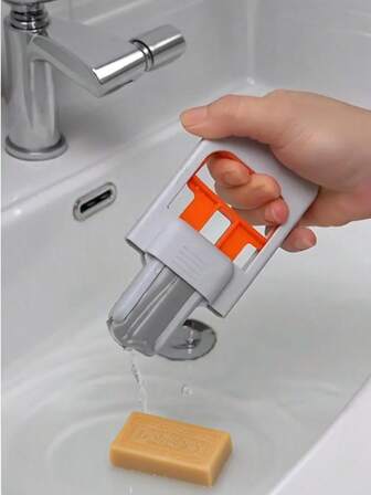 1 件多功能迷你拖把 - 可伸缩，干湿两用，适用于厨房、客厅、浴室、汽车玻璃 - 塑料材质，非常适合家庭清洁，厨房清洁工具|紧凑设计|耐用塑料