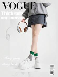 Alan Vincent【厚底增高系列】女白鞋2025新款厚底运动鞋时尚增高鞋休闲运动鞋女户外鞋女士鞋学生女童鞋日常百搭舒适搭配各种裤子和牛仔裤