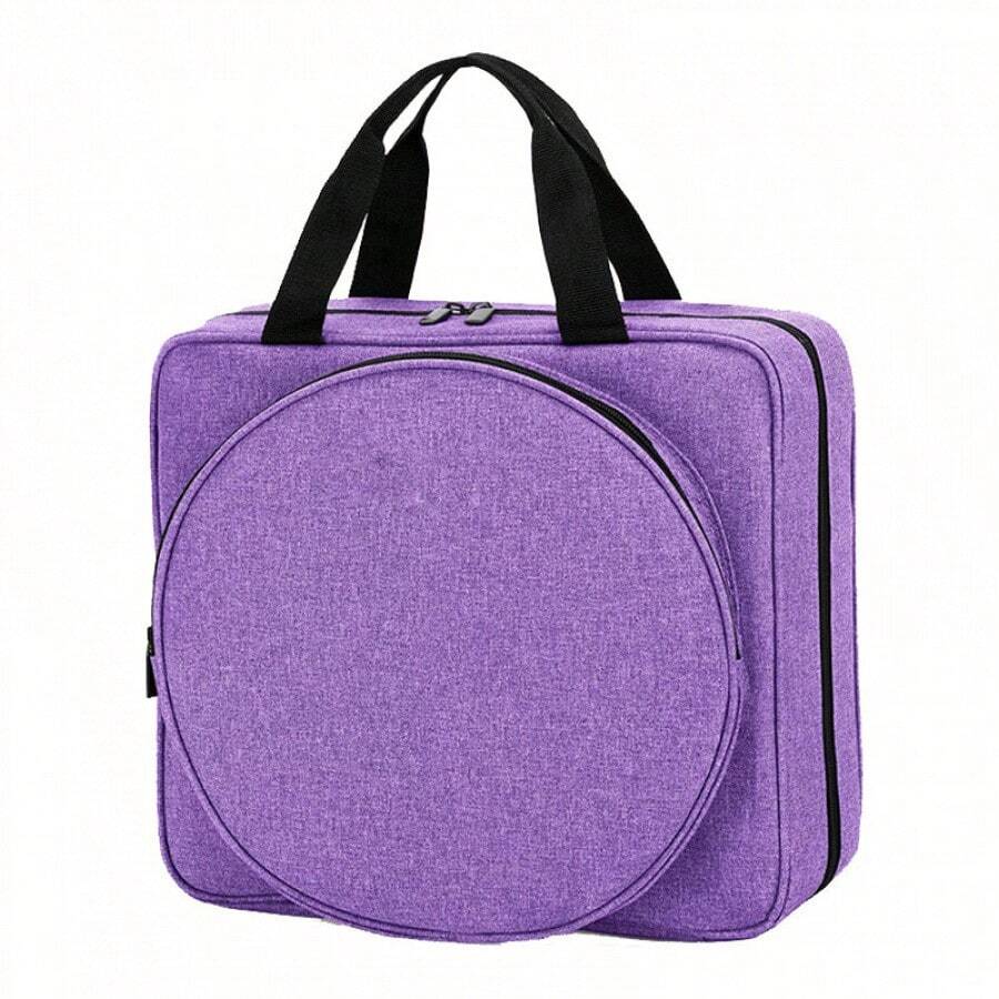 Multi-Functional Knitted Yarn Storage Embroidery Bag, Large Capacity Convenient Tape Measure Scissors Crochet Hook Yarn Ball Storage Bag - Multicolor - View 1