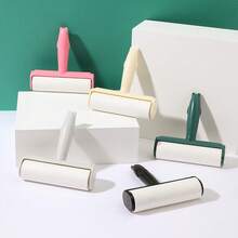 1 Set Of Large Multifunctional Plastic Pet Hair Remover Set, 16cm Long With 55 Tear Design And Strong Dust Removal Roll Paper, Suitable For Cleaning Sofas, Beds, Carpets, Clothing, And Pet Hair - Multicolor - View 2