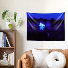 Daniel Caesar Music Album Cover Tapestry - Fog Aesthetic Wall Decoration, Retro TV Screen Design, Peach Skin Velvet, Perfect Dormitory, Party Background And Bedroom Decoration, Ideal Holiday Gift, Music Room Decoration - 彩色 - 查看 5