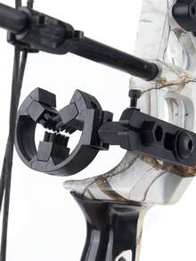 1pc Outdoor Hunting Archery Equipment ABS Material Bristle Arrow Rest, Bow & Arrow Accessories Black Bristle Arrow Rest Compound Bow Recurve Bow Universal Accessory, Protect Arrow Stability And Prevent Arrow Dropping, Archery Supplies