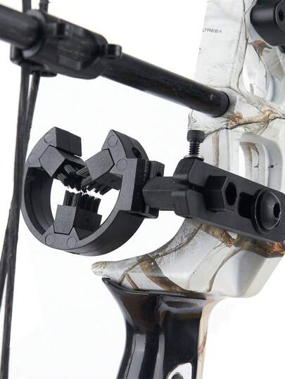 1pc Outdoor Hunting Archery Equipment ABS Material Bristle Arrow Rest, Bow & Arrow Accessories Black Bristle Arrow Rest Compound Bow Recurve Bow Universal Accessory, Protect Arrow Stability And Prevent Arrow Dropping, Archery Supplies