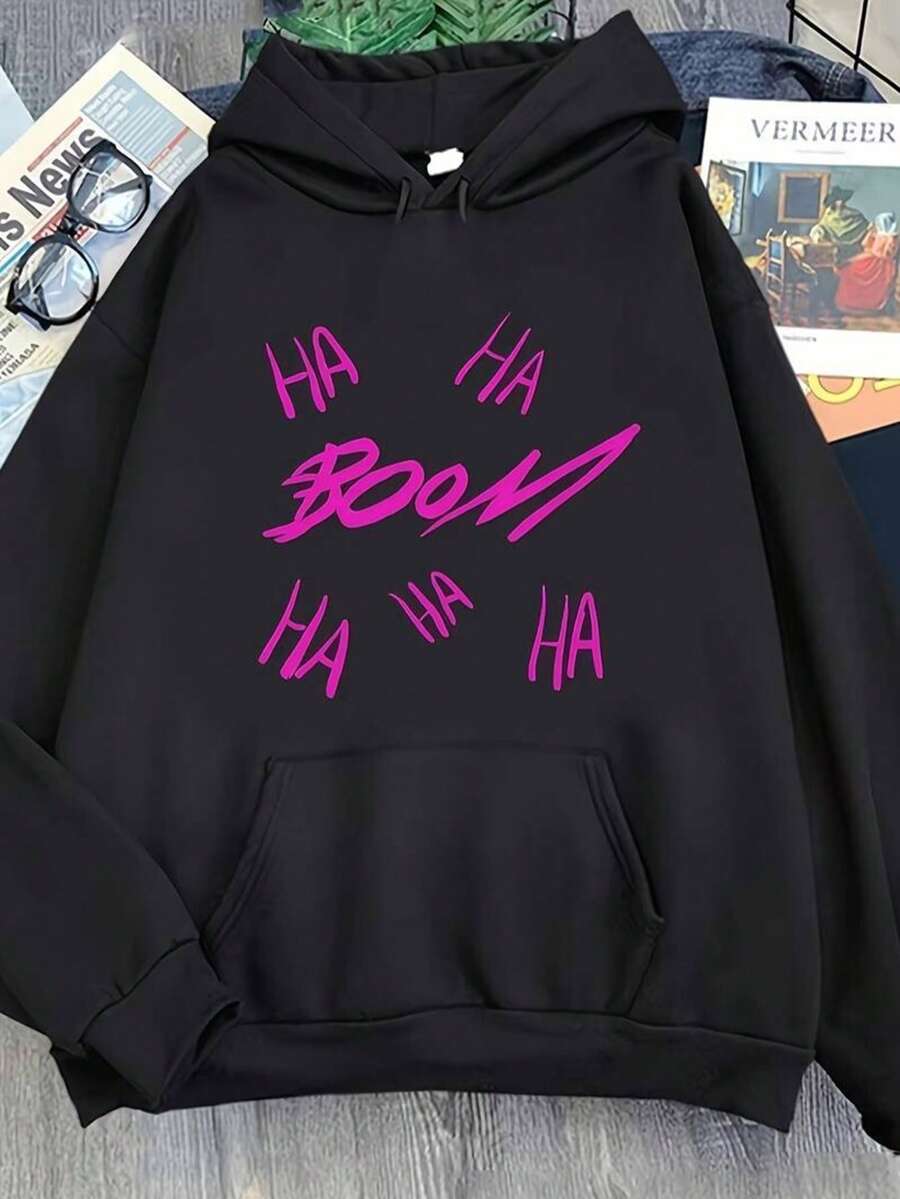 Men'S Stylish Patterned Hoodie,Fall Hoodies,Men's Fall Clothes,Street Wear,Halloween,Mens Hoodies,Y2k Clothes,Jesus Hoodie,Thanksgiving Day,Nightmare Before Christmas,Christmas - màu đen - Xem 1