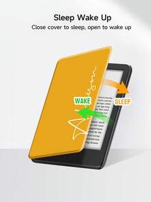 Customizable E-Book Cover, Can Print Name, Compatible With Clara Colour, Kindle (11th Gen) 2022 Release/Paperwhite 6, Kindle (10th Gen) 2019 Release, Kindle Accessories, Kindle Protective Case, Auto Sleep/Wake Function, Comfortable Leather Material, Magnetic Design, Anti-Drop, Suitable As Birthday/Holiday Gift - Multicolor - View 6