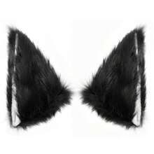 DIzutsumi Cosplay Black Wig With Headband For Halloween Anime Party Black (Black1) - Black1 - View 5