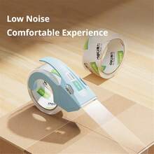 Shipping Packaging Tape Set With Cutter & Tape, 1.9 Inches X 43.8 Yards (Approx. 4.8 Cm X 40 M), For Packaging, Shipping, And Mailing. Quiet And Smooth, No Splitting Or Tearing. - Multicolor - View 6