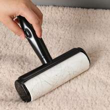 1 Set Of Large Multifunctional Plastic Pet Hair Remover Set, 16cm Long With 55 Tear Design And Strong Dust Removal Roll Paper, Suitable For Cleaning Sofas, Beds, Carpets, Clothing, And Pet Hair - Multicolor - View 7